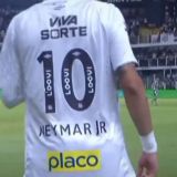 NEYMAR JR #10  Santos  1:1 Quality Fans  White  Home 2024/25 (All Sponsor 全广告带臂章)