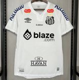 2024/25 Santos Home White Fans Jersey (All Sponsor 全广告)