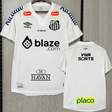 2024/25 Santos Home White Fans Jersey (All Sponsor 全广告)