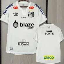 2024/25 Santos Home White Fans Jersey (All Sponsor 全广告)