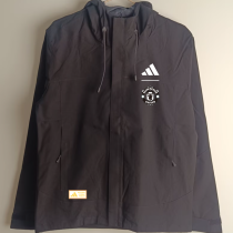 2025 M Utd Black Windbreaker