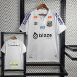 2024/25 Santos Home White Fans Jersey (All Sponsor 全广告)