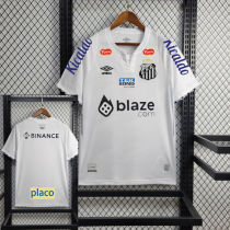 2024/25 Santos Home White Fans Jersey (All Sponsor 全广告)