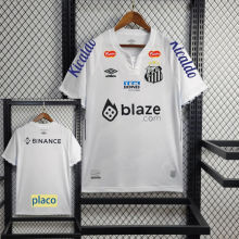 2024/25 Santos Home White Fans Jersey (All Sponsor 全广告)