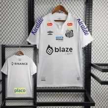 2024/25 Santos Home White Fans Jersey (All Sponsor 全广告)