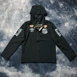 2025 Santos Black Retro style Windbreaker