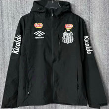 2025 Santos Black Retro style Windbreaker