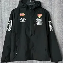 2025 Santos Black Retro style Windbreaker