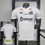 2024/25 Santos Home White Player Version Jersey (All Sponsor 全广告)