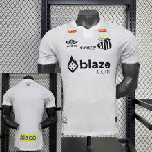 2024/25 Santos Home White Player Version Jersey (All Sponsor 全广告)