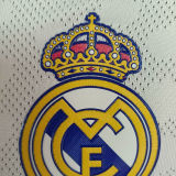 2025/26 RM Home White Long Sleeve Player Version Soccer Jersey