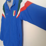 2025 Italy Blue Retro Style Windbreaker