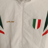 2025 Italy White Retro Style Windbreaker