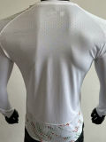 2025/26 Portugal Away White Long Sleeve Player Version Soccer Jersey