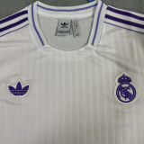 2025 RM White Retro Style Soccer Jersey