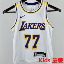 Lakers DONCIC #77 White Kids NBA Jersey 童装