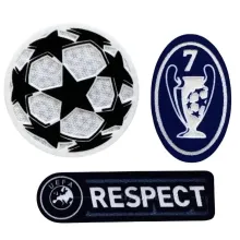 UEFA Champions Leaque 7 Patch 欧冠球+7字杯+公平条 (You can buy it Or tell me to print it on the Jersey )