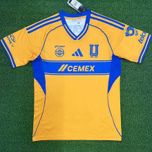 2025/26 U.A.N.L Tiger Home Yellow Fans Soccer Jersey