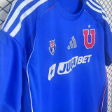 2025/26 Universidad de Chile Home Blue Fans Jersey