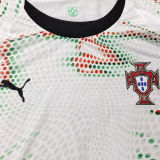 2025/26 Portugal Away White Player Version Kids Jersey 球员版童装