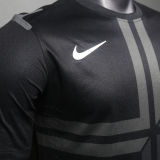 2013 Portugal Away Black Retro Player Version Soccer Jersey