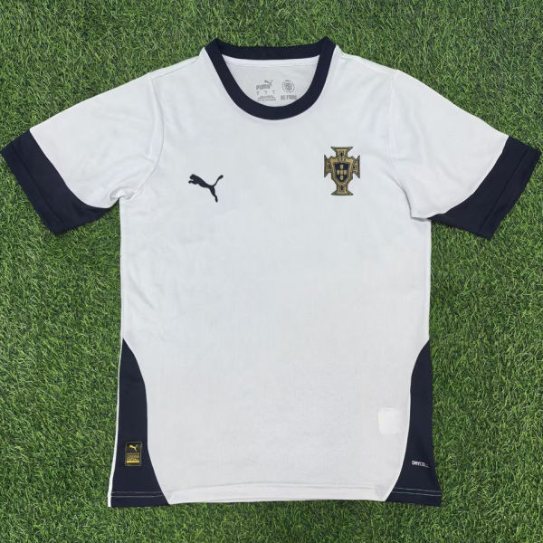 2025 Portugal White Training Fans Soccer Jersey