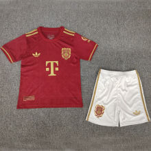 2025 BFC 125th Anniversary Edition Red Kids Soccer Jersey