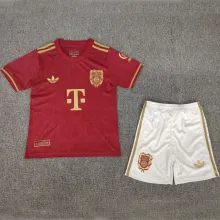 2025 BFC 125th Anniversary Edition Red Kids Soccer Jersey