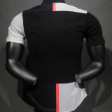 2019/20 JUV Home White Black Retro Player Version Soccer Jersey