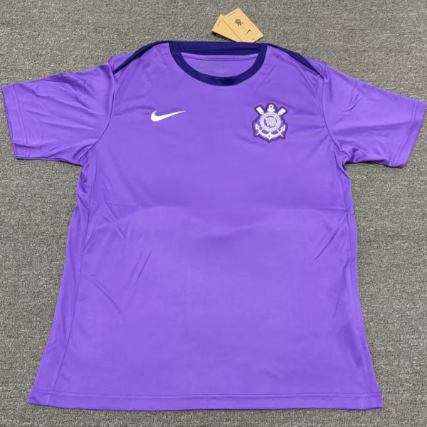 2025 Corinthians Purple Training Soccer Jersey