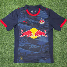 2025/26 RB SALZBURG Bull Away Black Fans Jersey 萨尔茨堡红牛