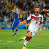 2014 Germany Home White Retro Player Version Soccer Jersey 3 Start 三星