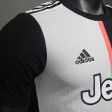 2019/20 JUV Home White Black Retro Player Version Soccer Jersey