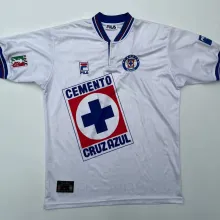 1998/99 Cruz Azul Away White Retro Soccer Jersey