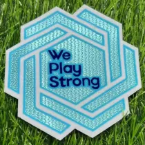 We Play Strong  UEFA Women's Euro PATCH 2025 欧洲杯女足章 (You can buy it alone OR tell us which jersey to print it on. )