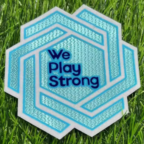 We Play Strong  UEFA Women's Euro PATCH 2025 欧洲杯女足章 (You can buy it alone OR tell us which jersey to print it on. )