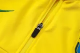 2025 Brazil Yellow Jacket Tracksuit