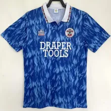 1992 Southampton Away Blue Retro Soccer Jersey