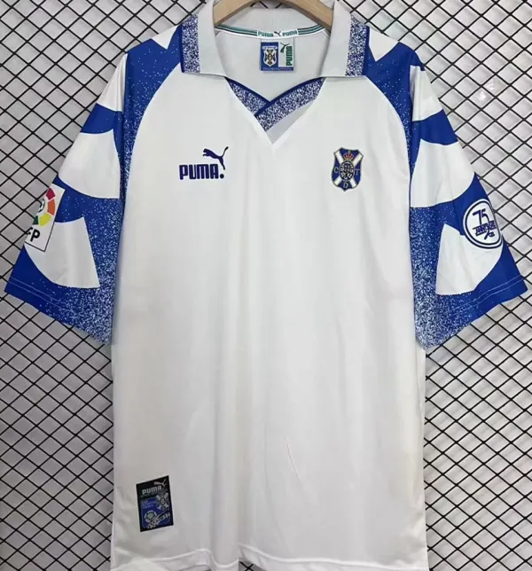 1997/98 Tenerice Home White Retro Soccer Jersey