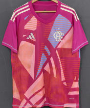 2025/26 Flamengo Pink GK Fans Soccer Jersey