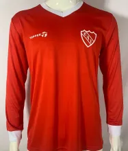 1982/1985 Atlético Independiente Home Red Retro Long Sleeve Soccer Jersey
