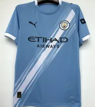 2025/26 Man City 1:1 Quality Home Blue Fans Soccer Jersey