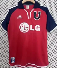 2001/02 Universidad de Chile Away Red Retro Soccer Jersey