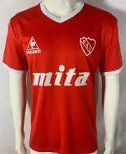 1986/88 Atlético Independiente Home Red Retro Soccer Jersey
