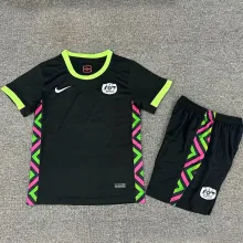 2025/26 Australia Away Black Kids Soccer Jersey