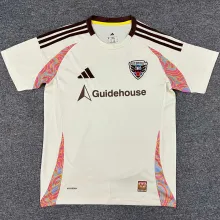 2025/26 D.C. United Away White Fans Soccer Jersey 华盛顿特区联