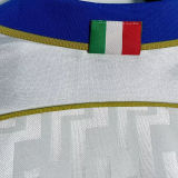1995 Italy Away White Retro Soccer Jersey