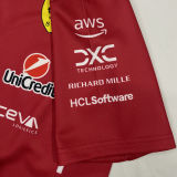2025 Ferrari Red F1 Team T-Shirt  圆领 背后三个广告