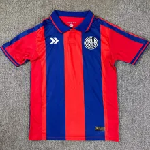 2025/26 San Lorenzo Home Fans Soccer Jersey 圣洛伦索