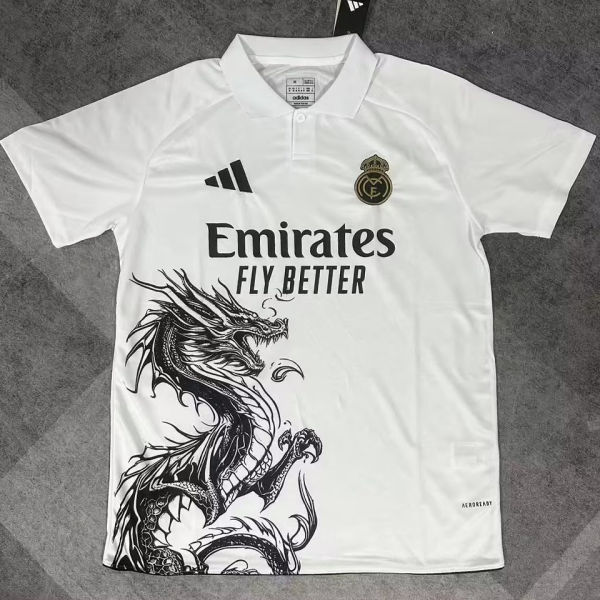 2025 RM Special Edition White Fans Soccer Jersey